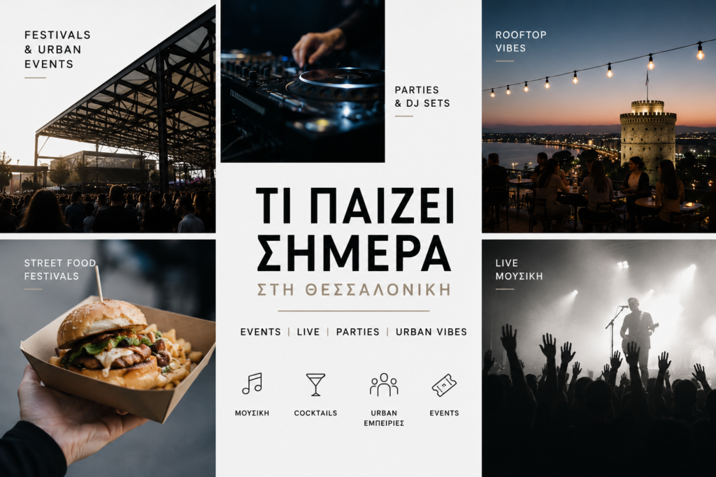 Τα events στην Θεσσαλονίκη 22 Μάϊου