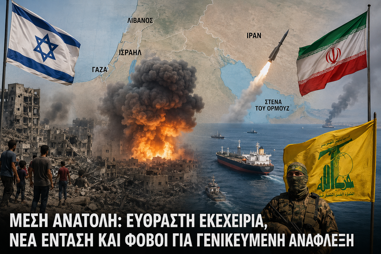 Ο πόλεμος στην Μέση Ανατολή και φόβοι για γενική σύραξη