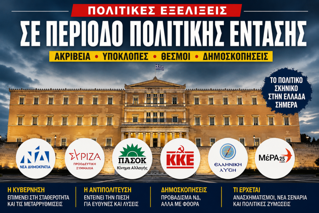Είμαστε σε περίοδο πολιτικής έντασης